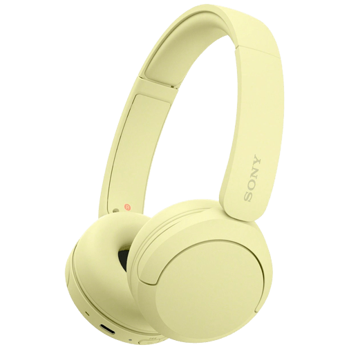 Sony Sony WH-CH520 Geel - Draadloze On-Ear Koptelefoon met 50u Accu