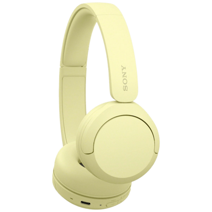 Sony Sony WH-CH520 Geel - Draadloze On-Ear Koptelefoon met 50u Accu