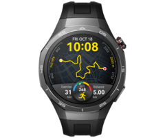 Huawei Huawei Watch GT 5 Pro 46mm Smartwatch - Zwart (Zwarte Rubberen Band)