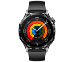 Huawei Huawei Watch GT 5 46mm Zwart (Zwarte Rubberen Band)