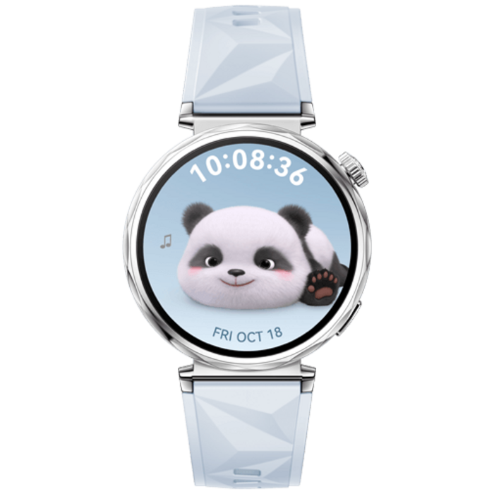 Huawei Huawei Watch GT 5 41mm Zilver met Blauwe Rubberen Band