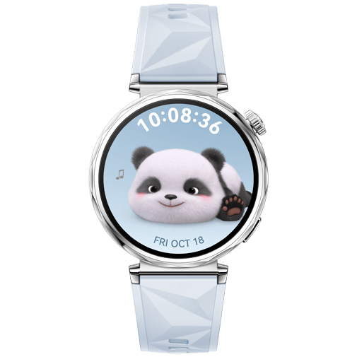 Huawei Huawei Watch GT 5 41mm Zilver met Blauwe Rubberen Band