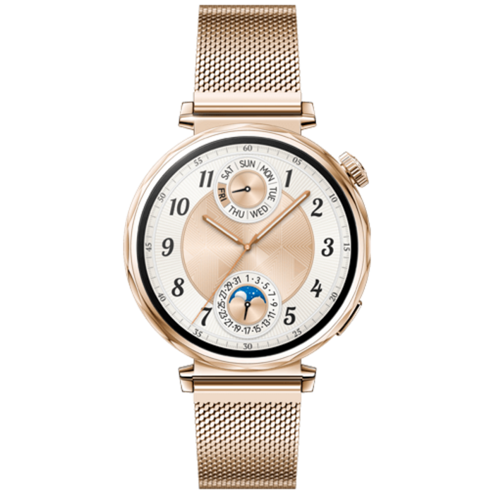 Huawei Huawei Watch GT 5 41mm Goud (Gouden Milanese Band)