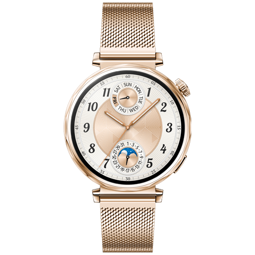 Huawei Huawei Watch GT 5 41mm Goud (Gouden Milanese Band)