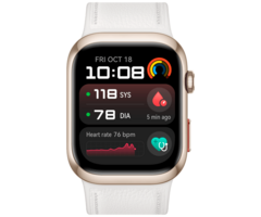 Huawei Huawei Watch D2 Goud met Witte Band - Smartwatch