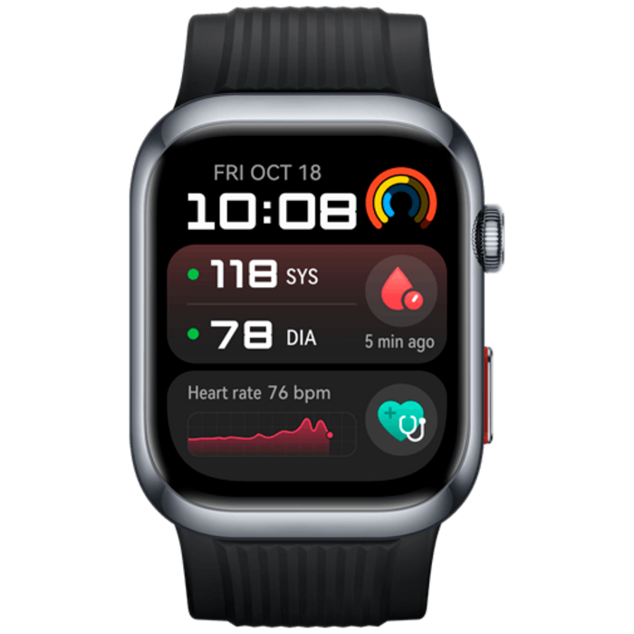 Huawei Huawei Watch D2 Smartwatch - Zwart (Zwarte Band)