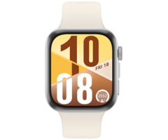 Huawei Huawei Watch Fit 4 Smartwatch - Zilver / Witte Rubberen Band