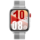 Huawei Watch Fit 4 Zilver - Grijze Nylon Band