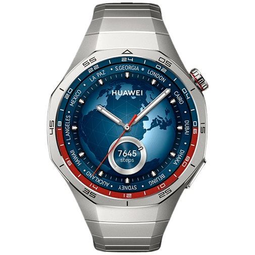 Huawei Huawei Watch GT 5 Pro 46mm Zilver - Metalen Band