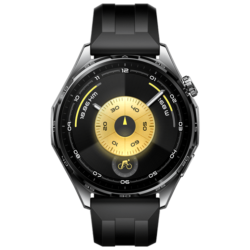 Huawei Huawei Watch GT 6 46mm Smartwatch - Grijs (Zwarte Band)