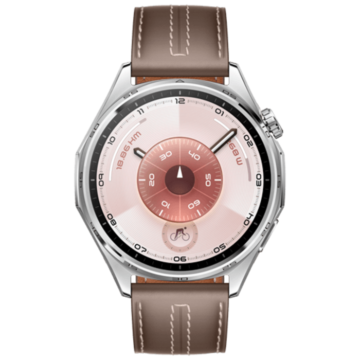 Huawei Huawei Watch GT 6 46mm Zilver (Bruine Band)