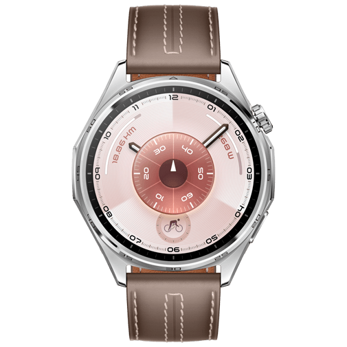 Huawei Huawei Watch GT 6 46mm Zilver (Bruine Band)