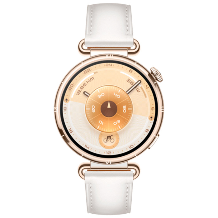Huawei Huawei Watch GT 6 41mm Smartwatch - Goud met Witte Band