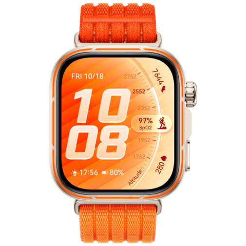 Huawei Huawei Watch Fit 5 Pro Smartwatch - Oranje