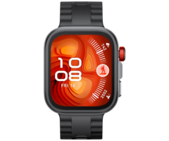 Huawei Huawei Watch Fit 4 Pro Smartwatch - Grijs (Zwarte Rubberen Band)