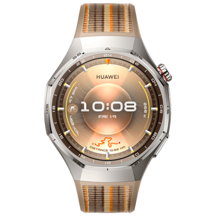 Huawei Huawei Watch GT 6 Pro 46mm Smartwatch - Zilver met Bruine Band