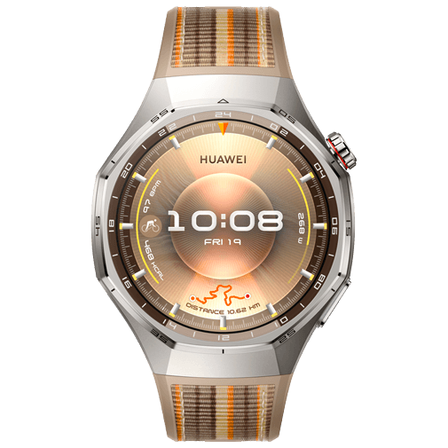 Huawei Huawei Watch GT 6 Pro 46mm Smartwatch - Zilver met Bruine Band