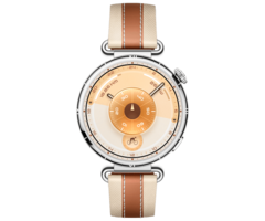 Huawei Huawei Watch GT 6 41mm Zilver Smartwatch - Bruine Lederen Band
