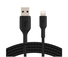 Belkin Belkin Boost Charge Gevlochten Lightning Kabel 0,15m Zwart