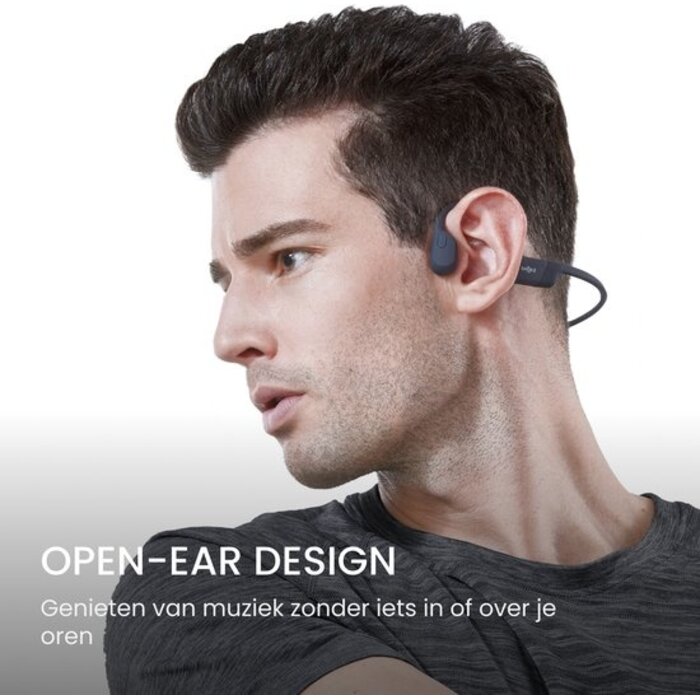 Shokz SHOKZ OpenRun Black Draadloze Bone Conduction Headset