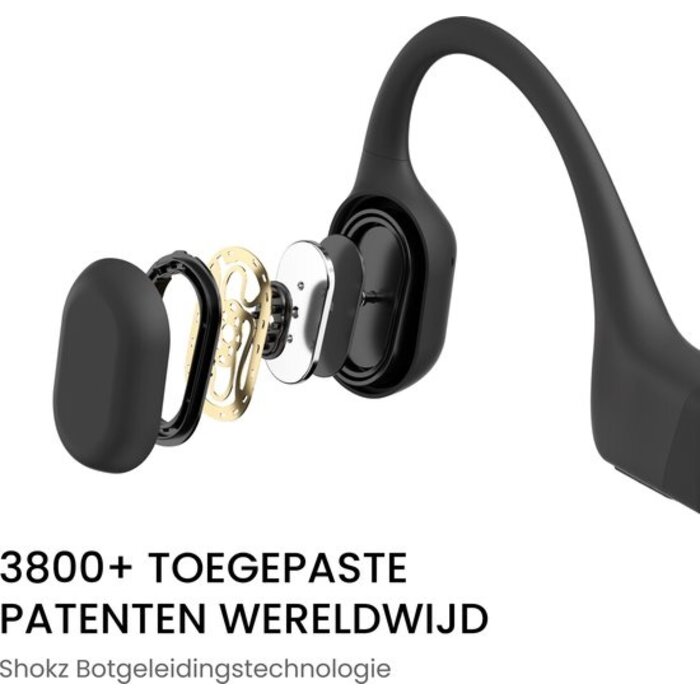 Shokz SHOKZ OpenRun Black Draadloze Bone Conduction Headset