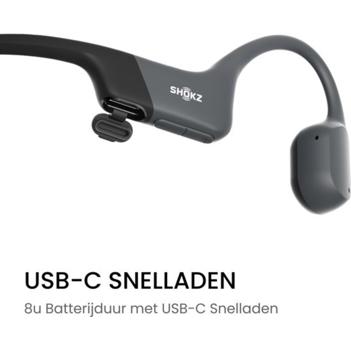 Shokz SHOKZ OpenRun Black Draadloze Bone Conduction Headset