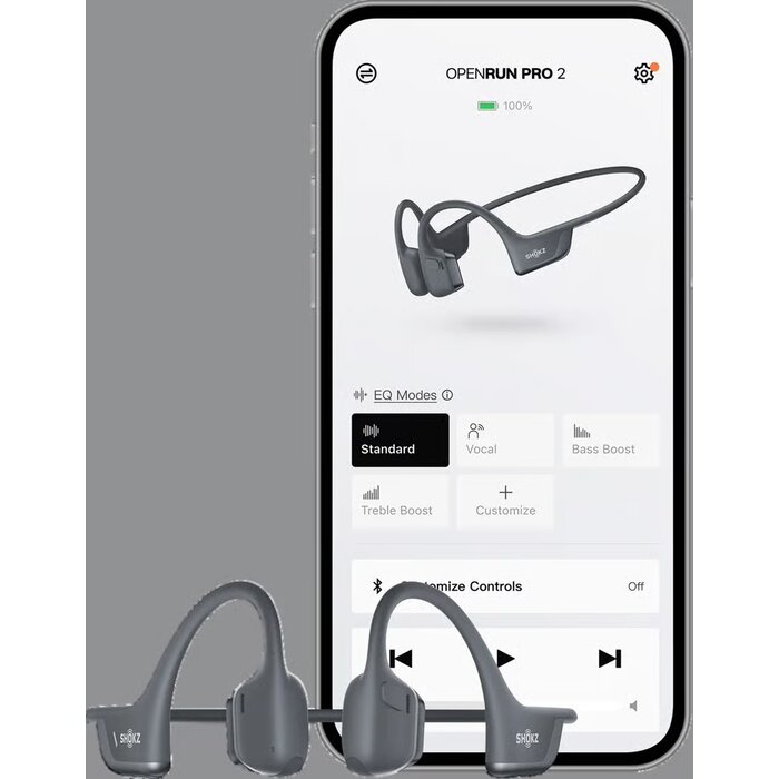 Shokz SHOKZ OpenRun Pro 2 Draadloze Open-Ear Headset Zwart
