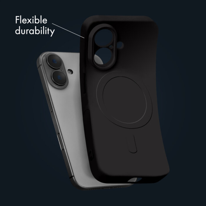My Style My Style Protective Flex MagSafe Hoesje iPhone 16 Pro Max - Zwart