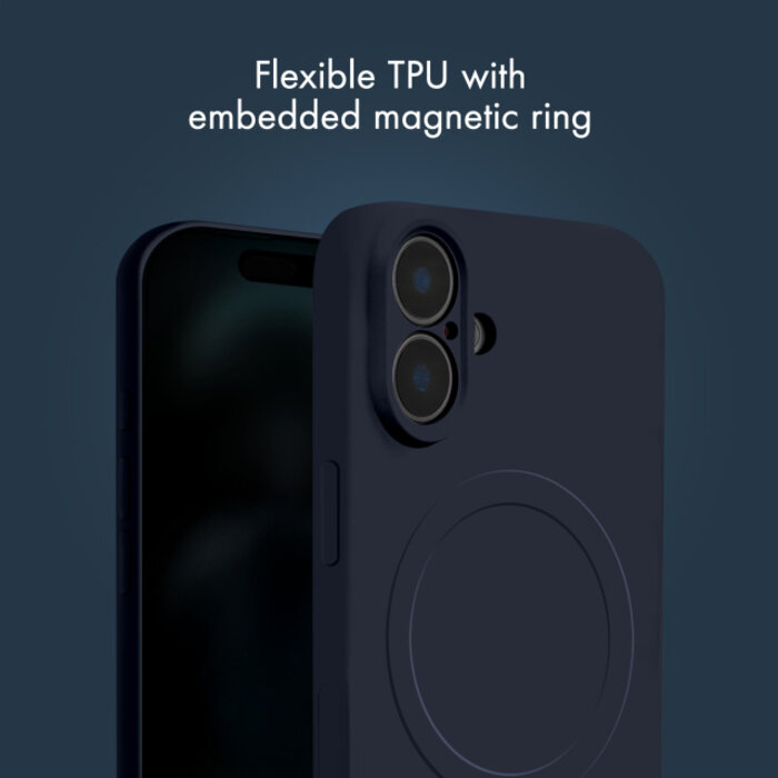 My Style My Style Protective Flex MagSafe Hoesje iPhone 16 Plus Midnight Blue