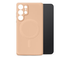 My Style My Style Protective Flex MagSafe Hoesje Samsung Galaxy S25 Ultra Soft Pink