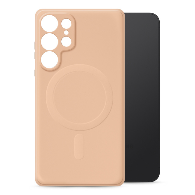 My Style My Style Protective Flex MagSafe Hoesje Samsung Galaxy S25 Ultra Soft Pink