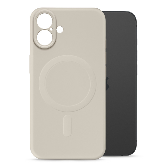 My Style My Style Protective Flex MagSafe Hoesje iPhone 16 Plus - Antique White