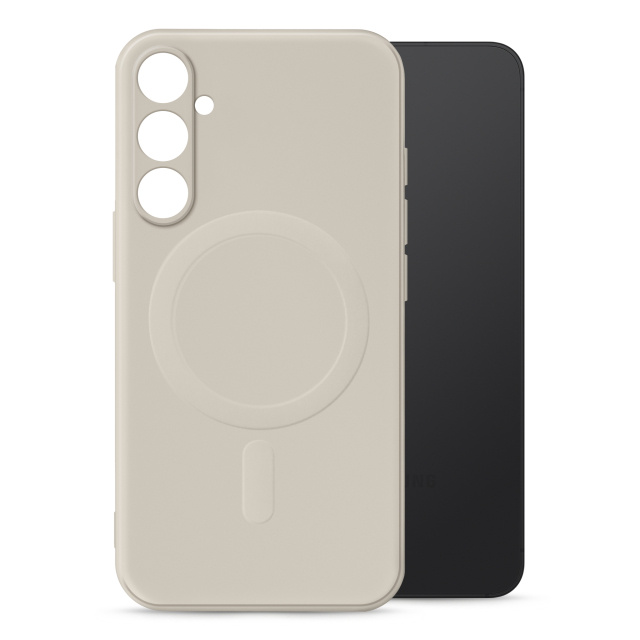 My Style My Style Protective Flex MagSafe Hoesje Samsung Galaxy A55 5G - Antique White