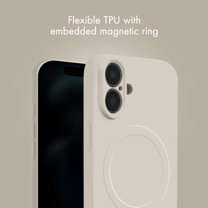 My Style My Style Protective Flex MagSafe Hoesje Samsung Galaxy A55 5G - Antique White
