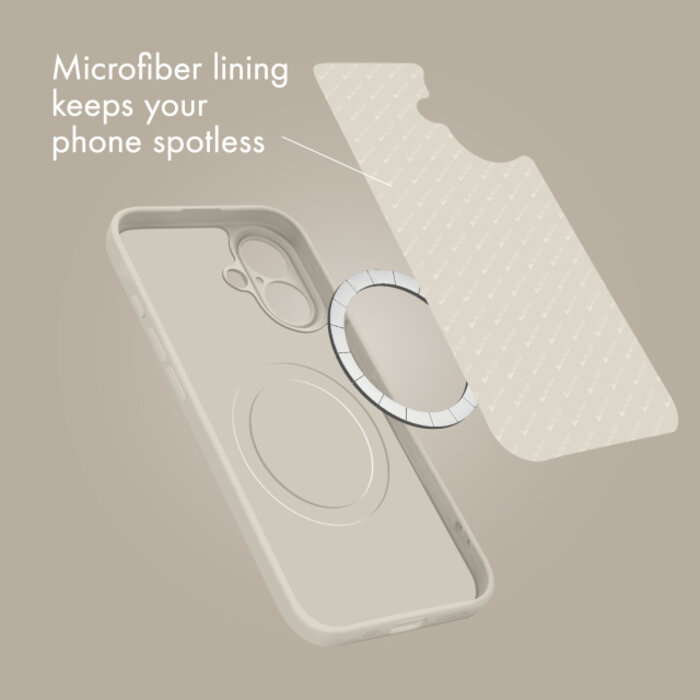My Style My Style Protective Flex MagSafe Hoesje Samsung Galaxy A55 5G - Antique White