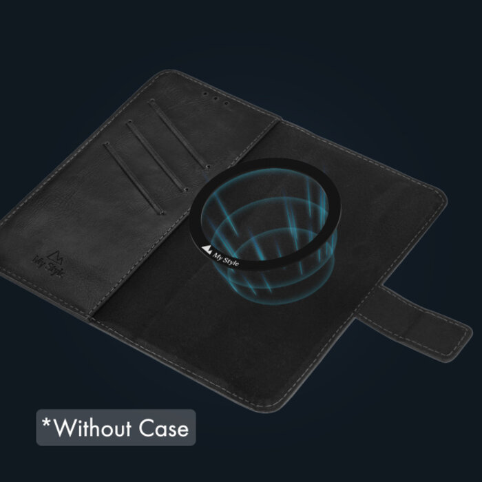 My Style My Style Universele MagSafe Wallet 4.7 Inch - Zwart
