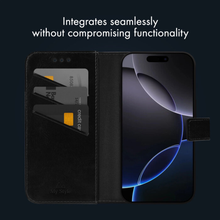 My Style My Style Universele MagSafe Wallet - Zwart (tot 6.3 inch)