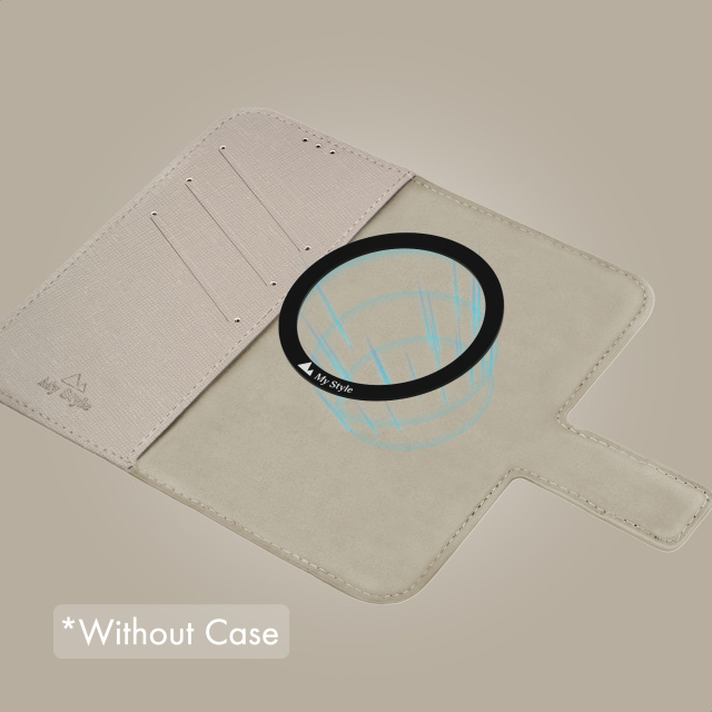 My Style My Style Universele MagSafe Pasjeshouder - Warm Grey (tot 6.3")