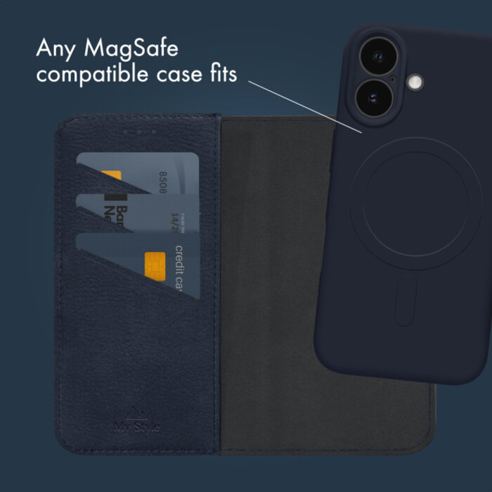 My Style My Style Universal MagSafe Wallet 6.8 inch - Midnight Blue