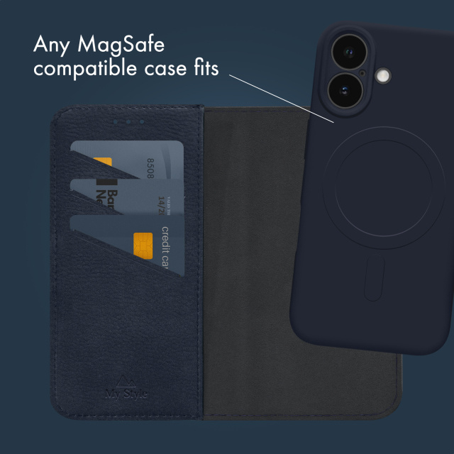 My Style My Style Universal MagSafe Wallet 6.8 inch - Midnight Blue