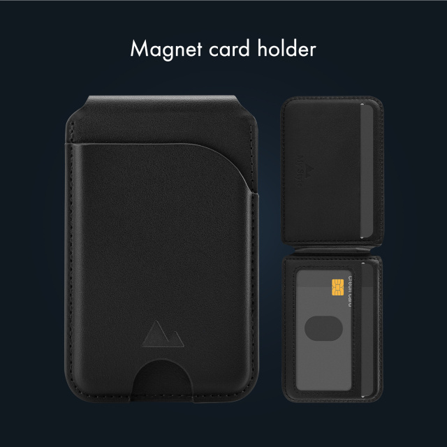 My Style My Style MagSafe Magnetische Kaarthouder met Standaard - Zwart