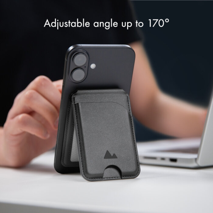My Style My Style MagSafe Magnetische Kaarthouder met Standaard - Zwart