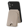 My Style My Style MagSafe Magnetische Pashouder met Standaard - Warm Grey
