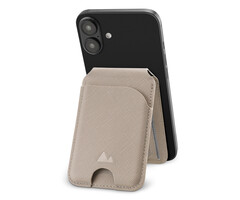 My Style My Style MagSafe Magnetische Pashouder met Standaard - Warm Grey