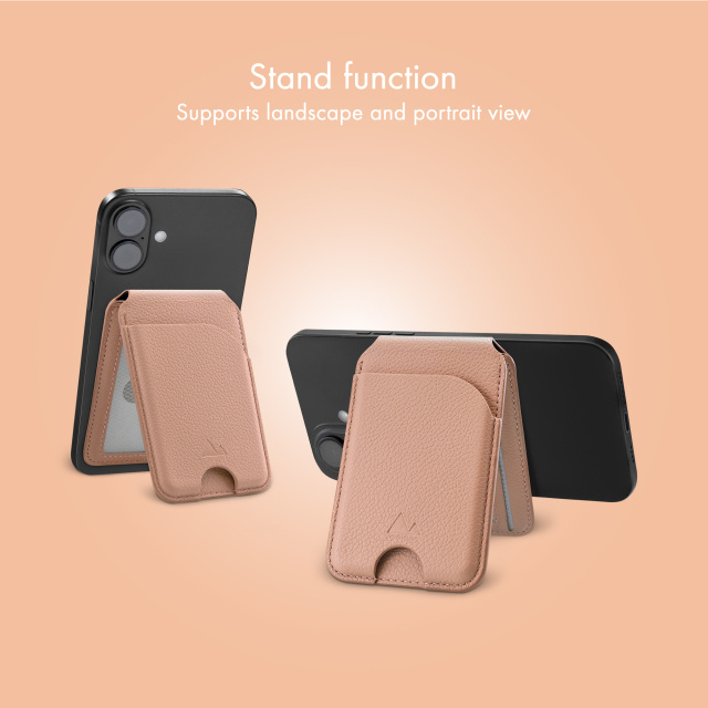 My Style My Style MagSafe Kaarthouder met Standaard - Soft Pink