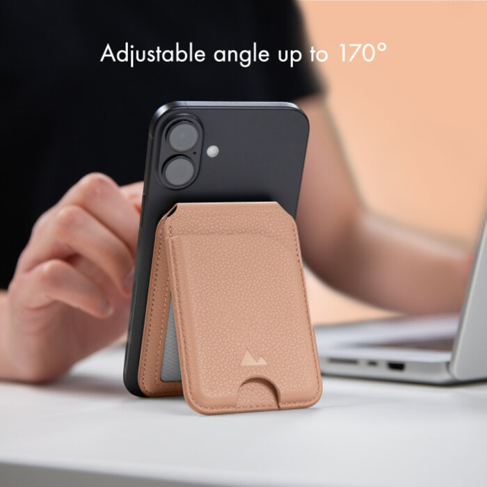 My Style My Style MagSafe Kaarthouder met Standaard - Soft Pink