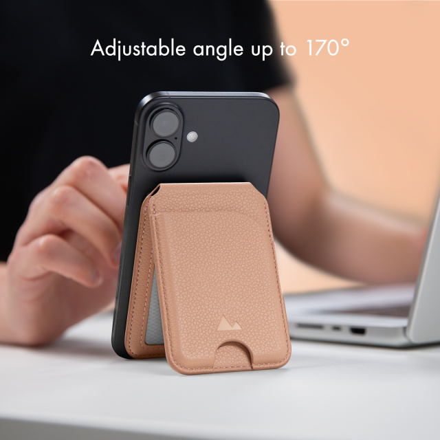 My Style My Style MagSafe Kaarthouder met Standaard - Soft Pink
