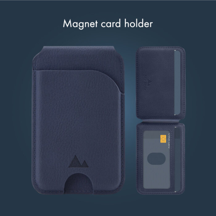 My Style My Style MagSafe Kaarthouder met Standaard - Midnight Blue