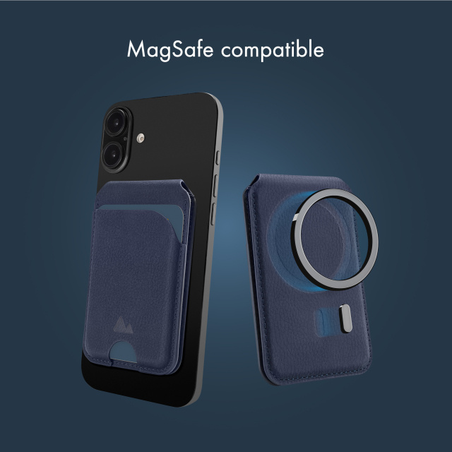 My Style My Style MagSafe Kaarthouder met Standaard - Midnight Blue