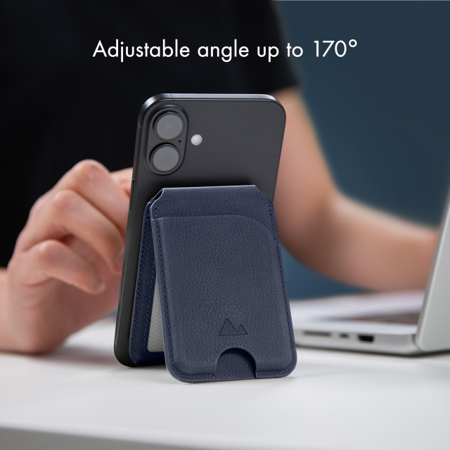 My Style My Style MagSafe Kaarthouder met Standaard - Midnight Blue